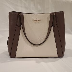 Kate Spade Jackson Satchel Triple Compt Pebbled Leather Tote